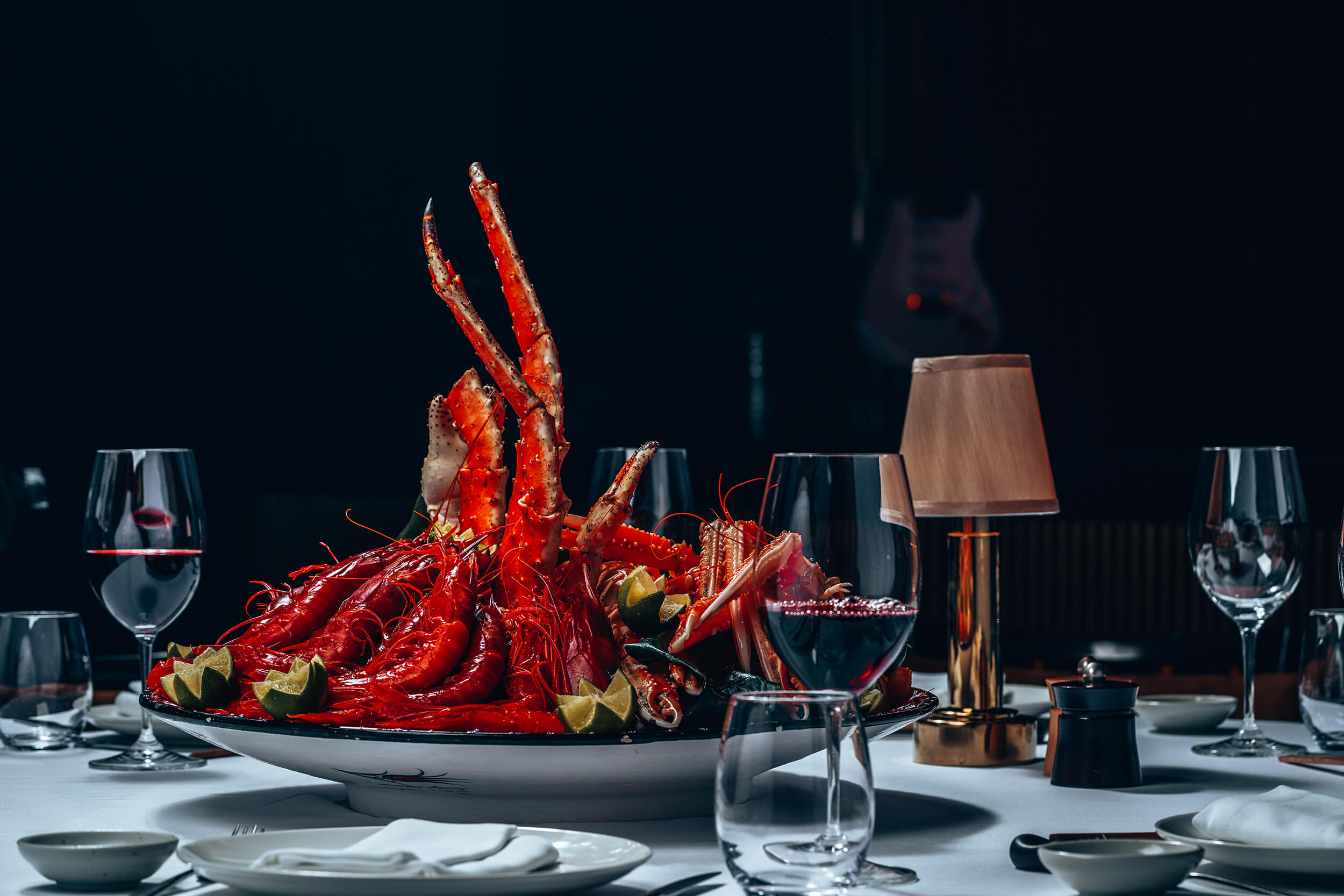 Seafood at Billionaire Dubai