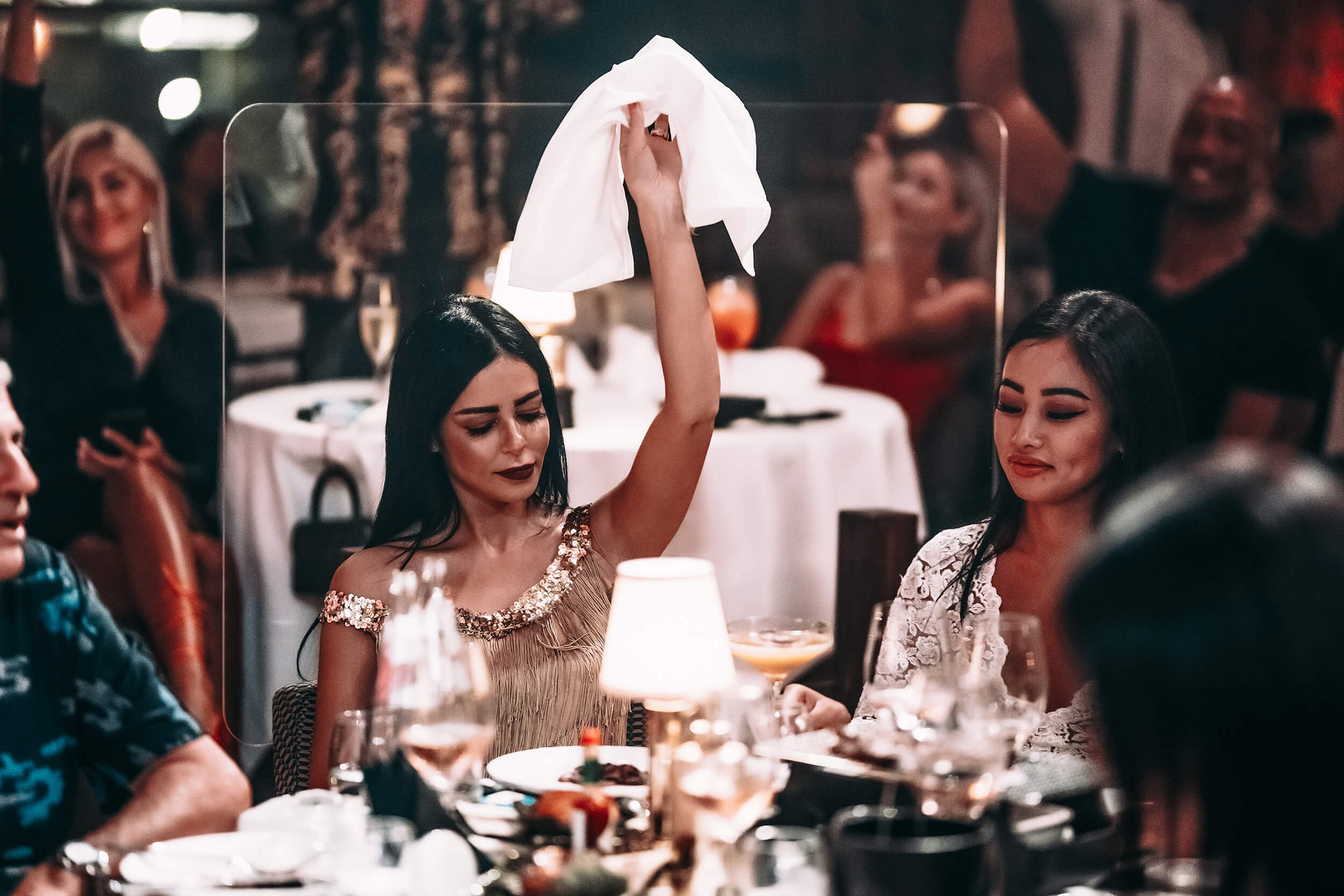 Women at table Billionaire Dubai