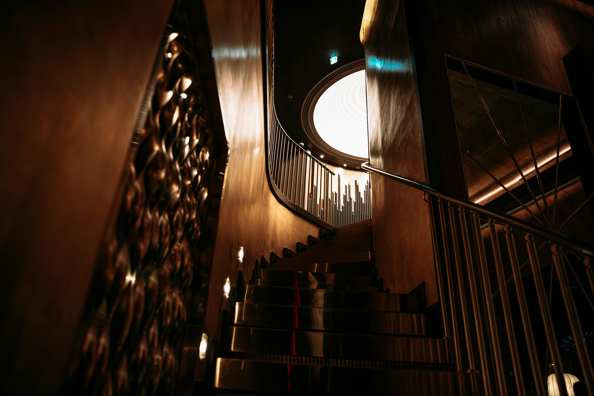 Staircase view landscape